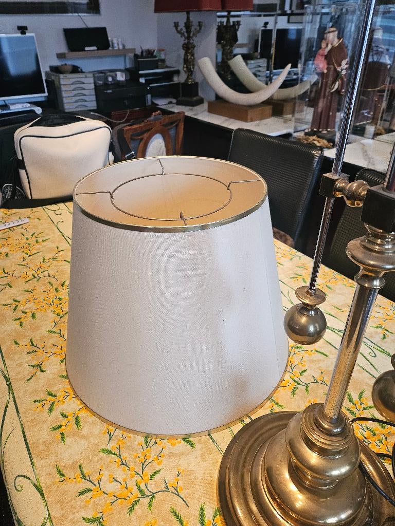 prachtige koperen lamp, Ophalen, Gebruikt, Metaal