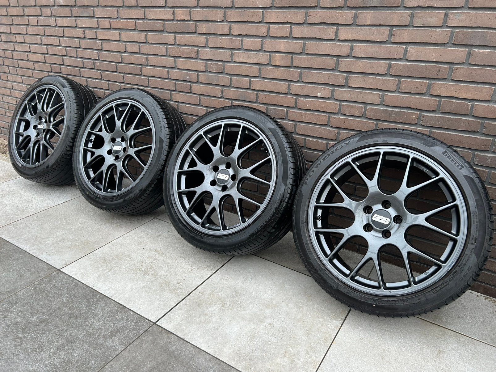 Originele 20 inch BBS CH-R CH145 velgen incl banden 5x114.3, Ophalen, 255 mm, Banden en Velgen, 20 inch