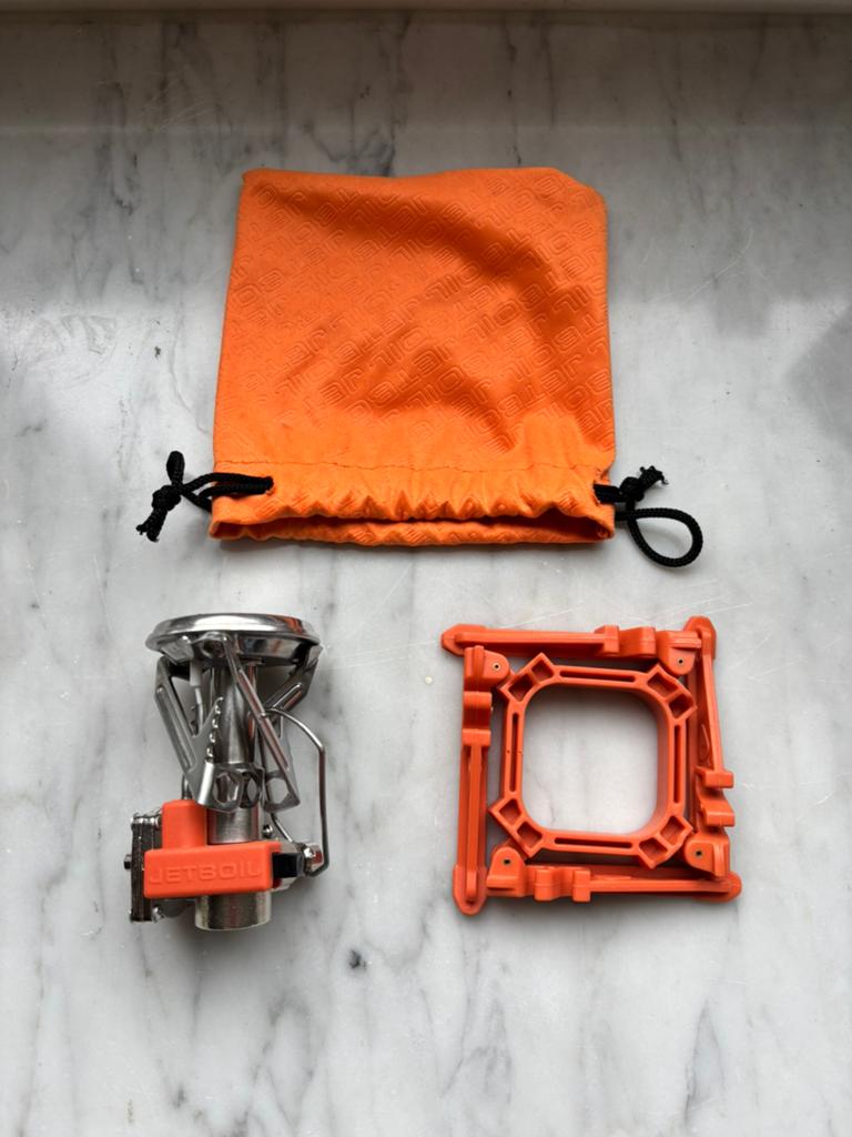 Jetboil rechaud / stove - mighty mo, Caravans en Kamperen, Ophalen of Verzenden, Zo goed als nieuw