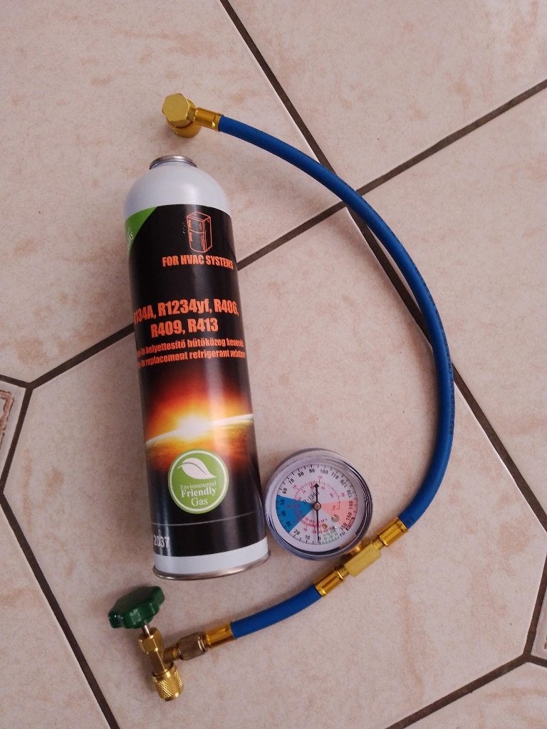 recharge AIRCO réfrigérant AUTO gaz R134A 1234yf r406 r409, Auto-onderdelen, Airco en Verwarming, Ophalen