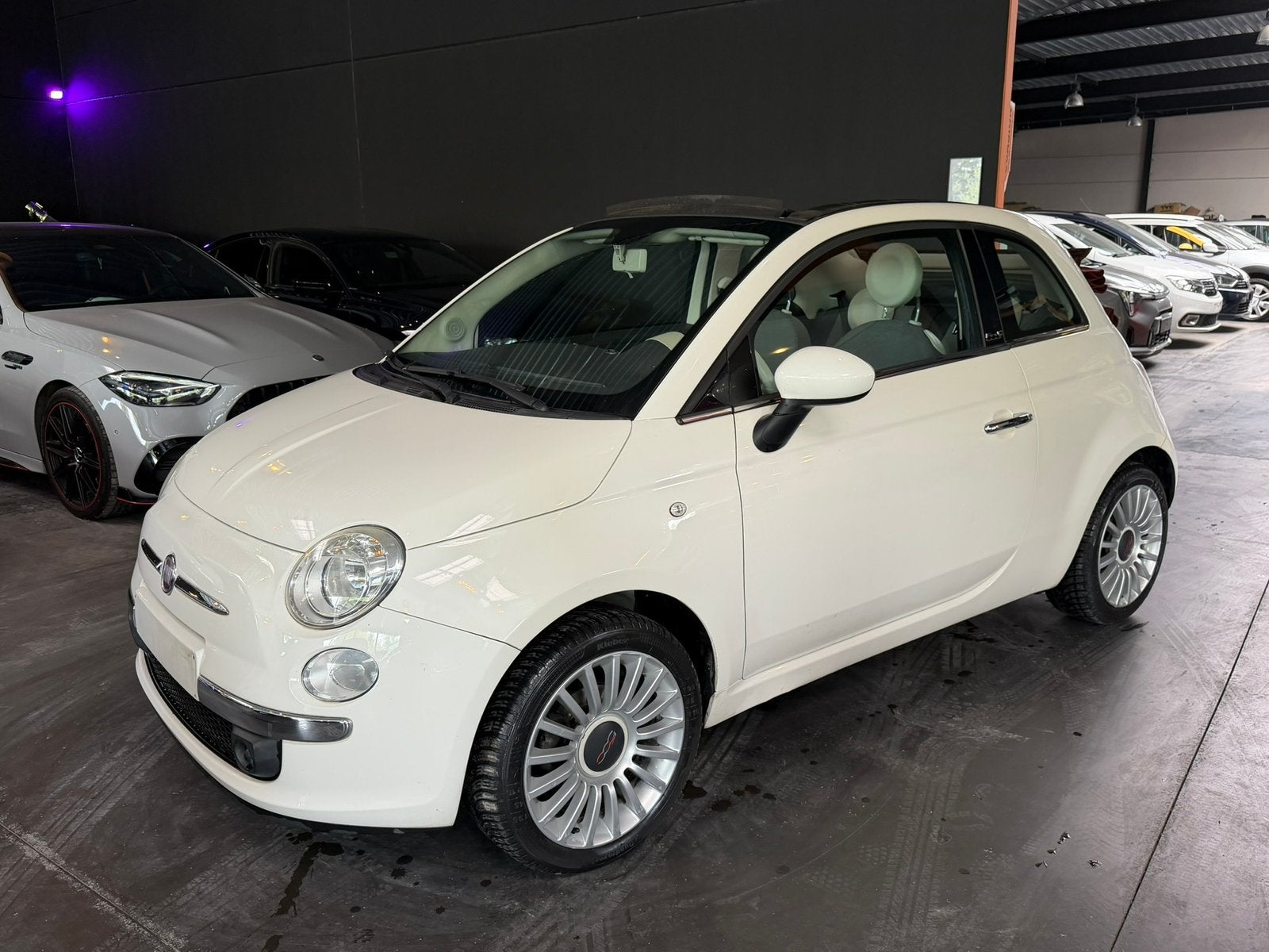 Fiat 500C 1.2 lounge/12 mois de garantie, Autos, Fiat, Euro 5, Entreprise, Cabriolet, Boîte manuelle