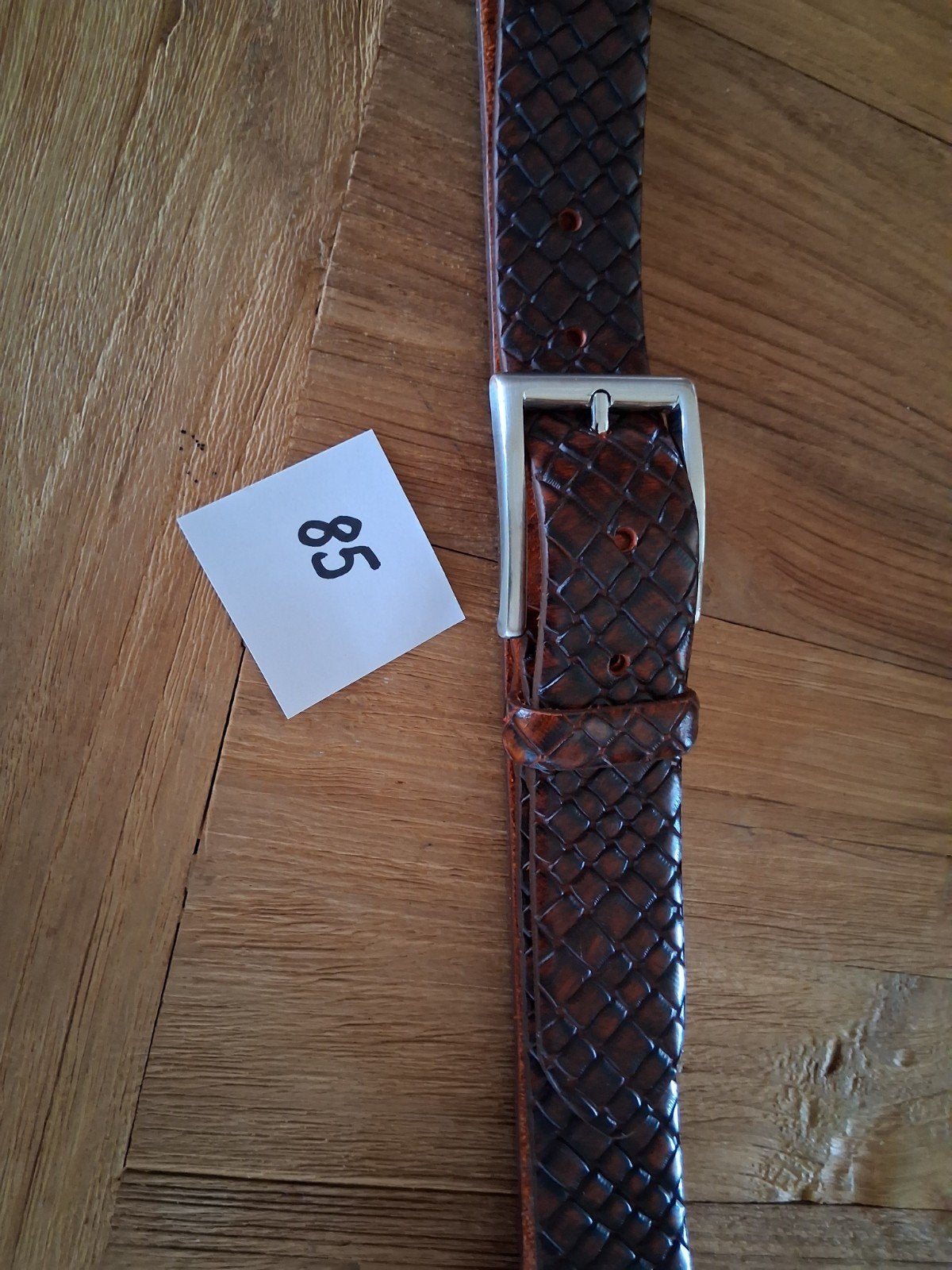 Heren riem cognac maat 85 nieuw, Kleding | Heren, Riemen en Ceintuurs, Ophalen of Verzenden