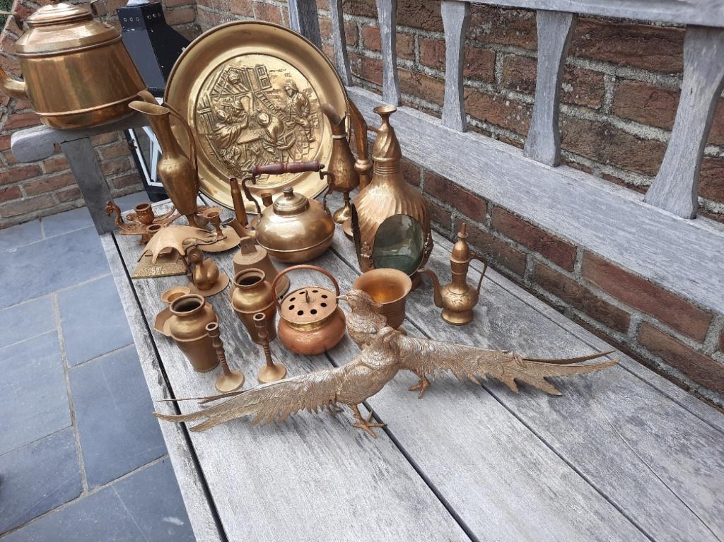Lot koperen voorwerpen, Ophalen of Verzenden, Koper