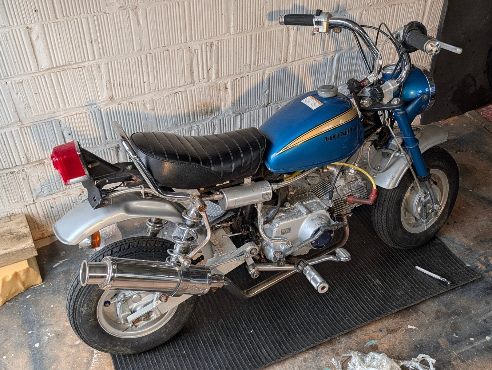 Honda Monkey Z50J 1984 inspirée par la CB750, Enlèvement, Utilisé