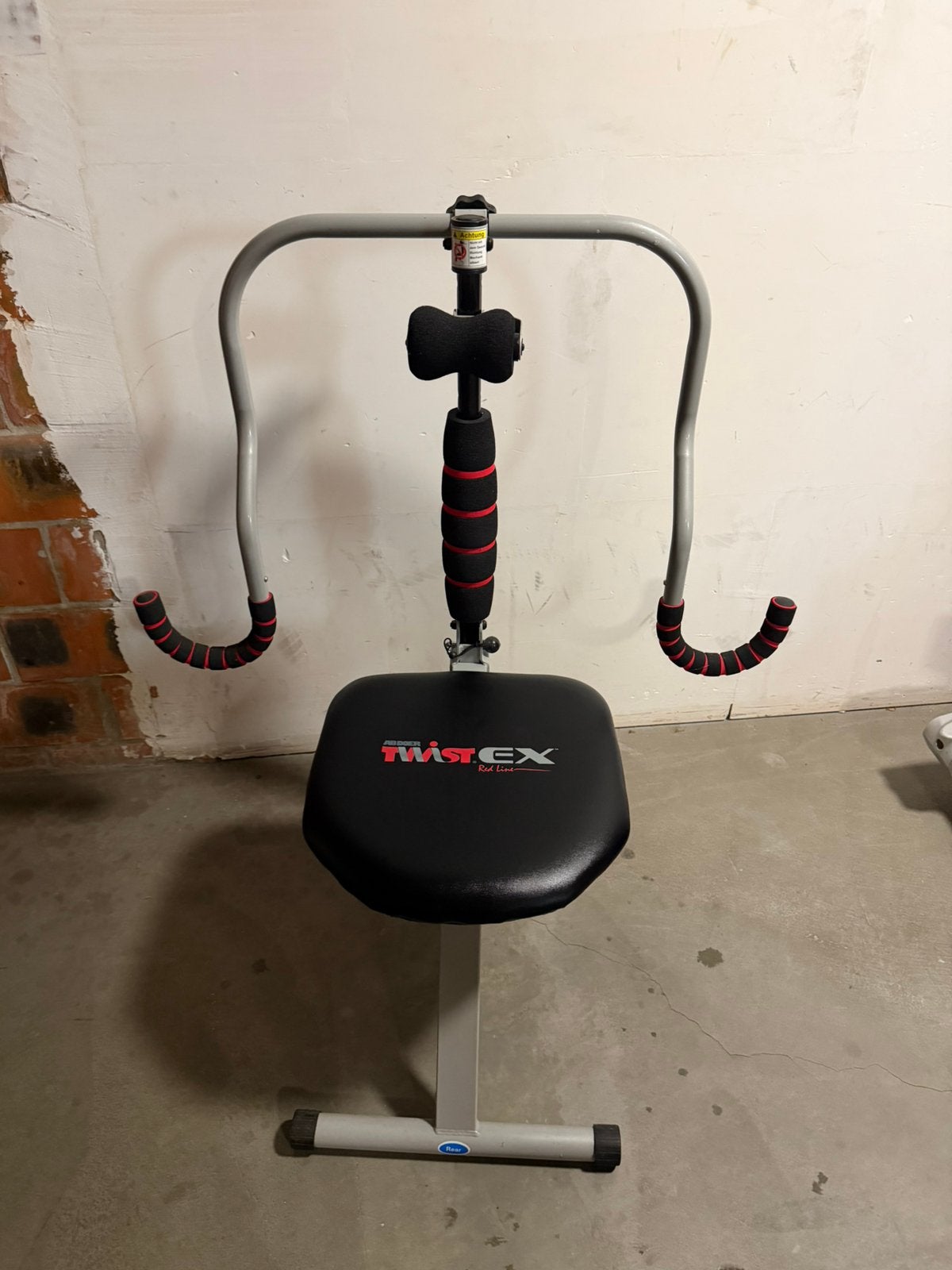 Ab Doer Twist EX (Red Line) - Fitness Buikspier coretrainer, Sports & Fitness, Enlèvement, Comme neuf, Dos