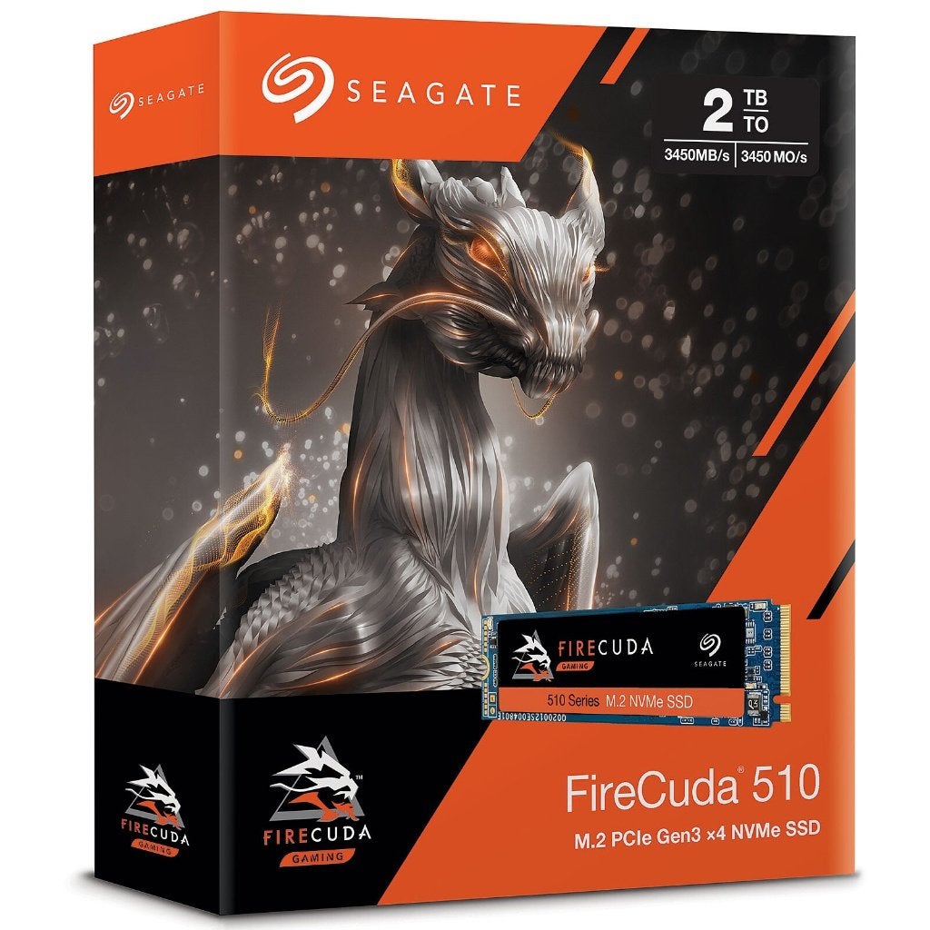 Seagate SSD FireCuda 510 M.2 PCIe NVMe : 2To, Informatique & Logiciels, Enlèvement ou Envoi, SSD, Interne, Comme neuf