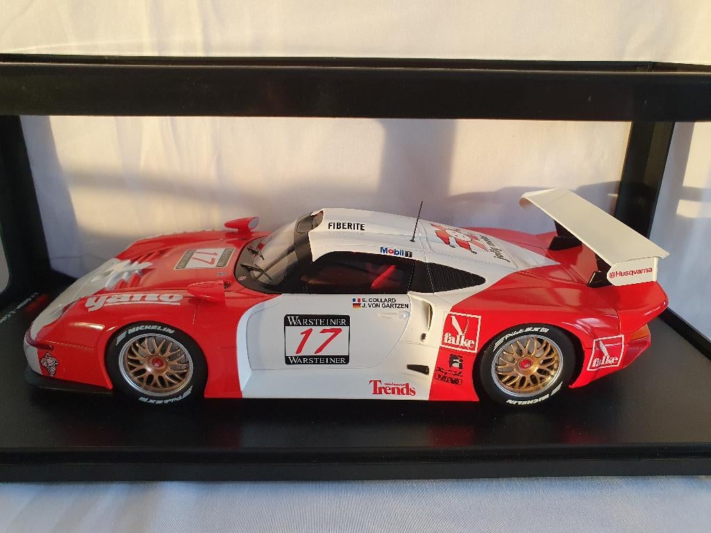 Jürgen von Gartzen, Porsche 911 Gollard FIA GT Spa 1997 1:18, Enlèvement ou Envoi, Neuf, Voiture, Autres marques