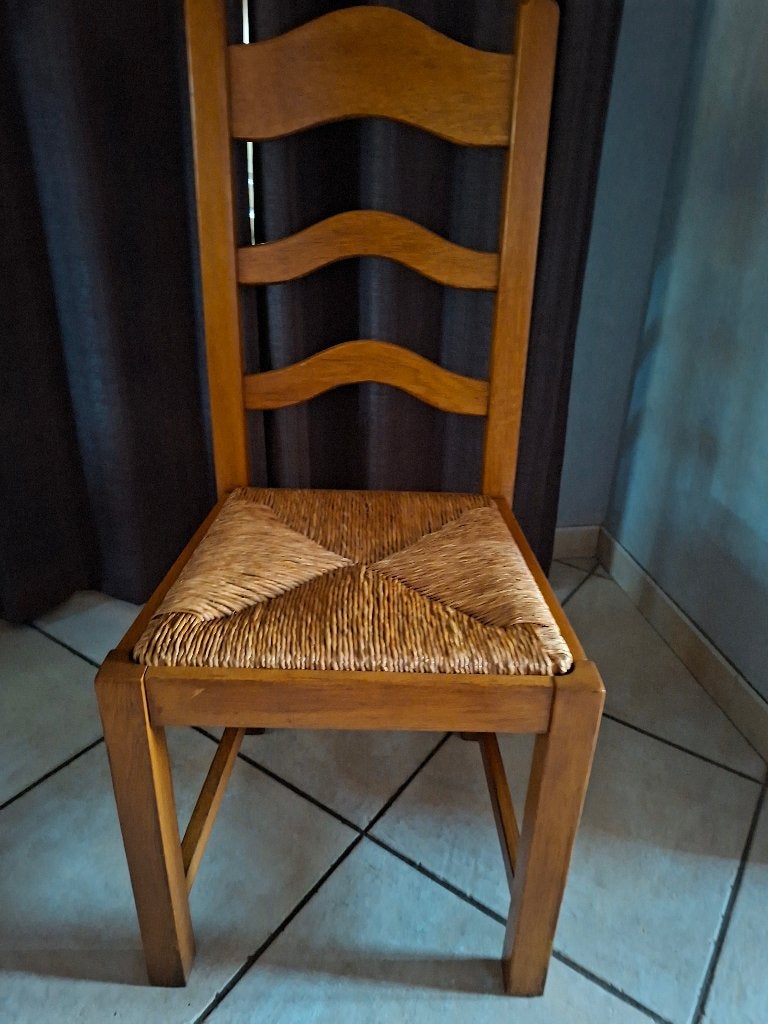 Chaises de salle à manger, Brun, Enlèvement, Rustique, Bois
