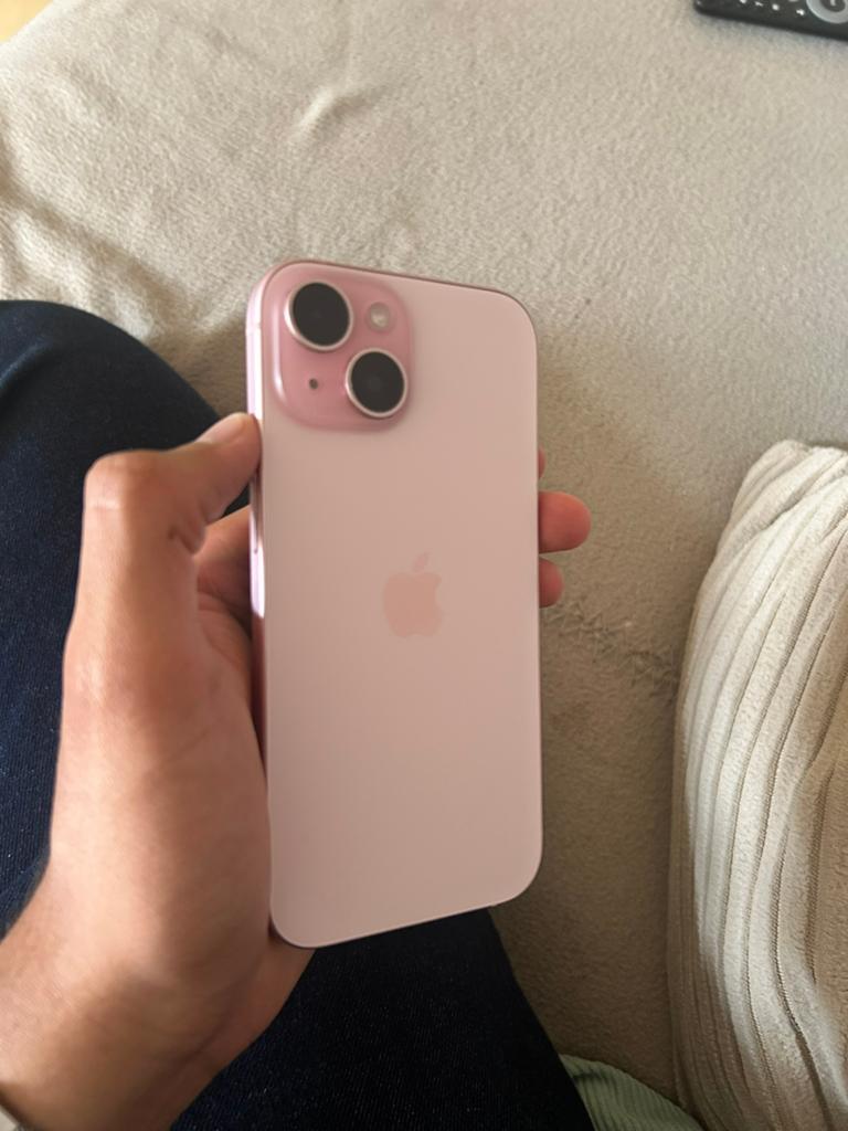iPhone 15, IPhone 15, Protecteur d'écran, Rose, Comme neuf