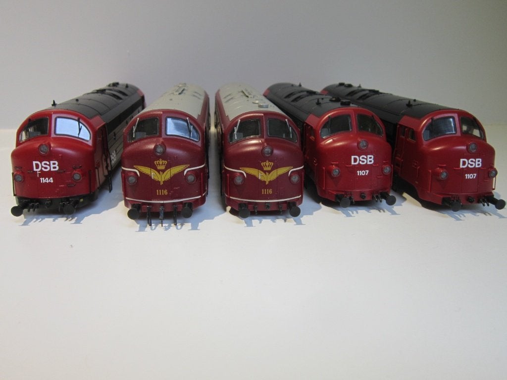 5 Nieuwe body's Deense bolle neuzen Roco, Envoi, Neuf, Autres types, Roco