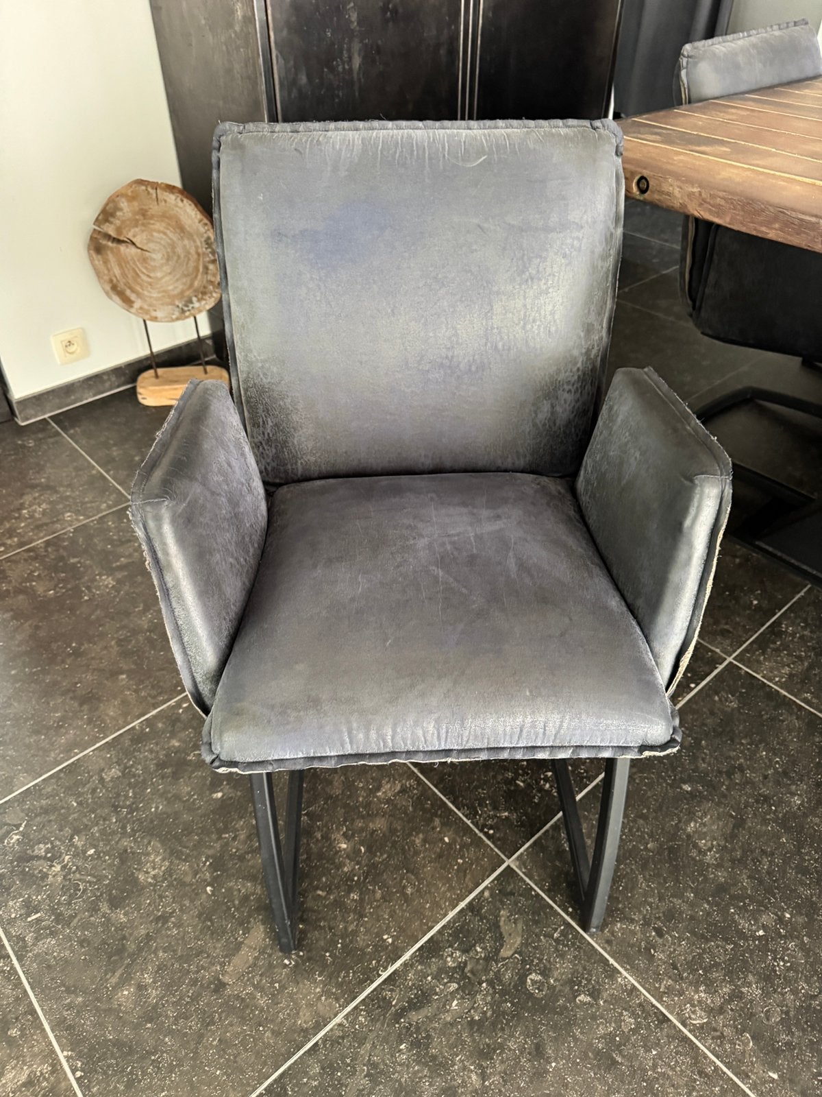11 fauteuils salle a manger, Enlèvement, Comme neuf, Bleu