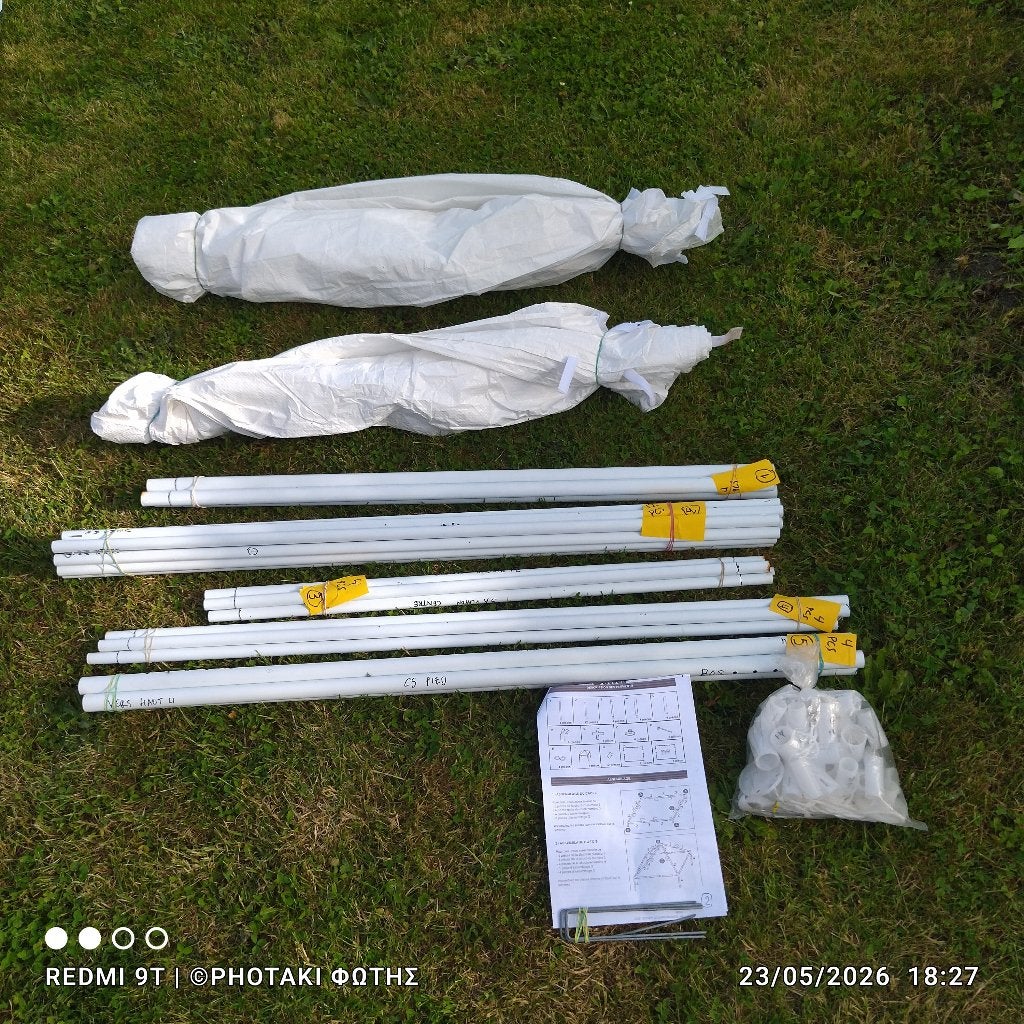 Tonnelle de jardin de 2,9 m x  2,9 m à monter, Jardin & Terrasse, Enlèvement, Utilisé, Tente de réception