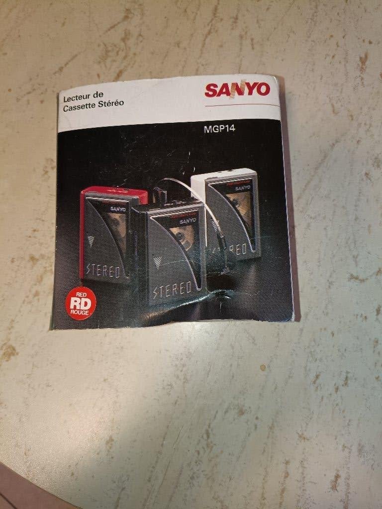 lecteur de cassette stéréo Sanyo vintage, Audio, Tv en Foto, Walkmans, Discmans en Minidiscspelers, Ophalen, Walkman
