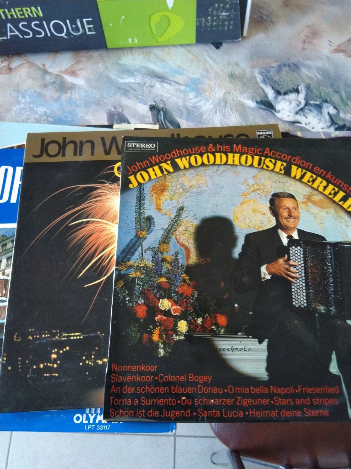 LP'S accordeon/ orgel 8 stuks, CD & DVD, Vinyles | Musique du monde, Enlèvement, LP