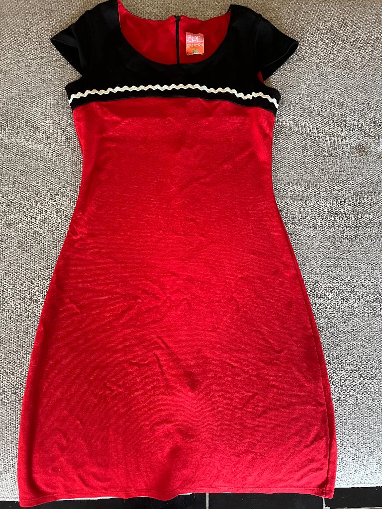 Kleed Zoe Loveborn rood maat 36, Kleding | Dames, Ophalen of Verzenden, Zo goed als nieuw, Knielengte, Maat 36 (S)