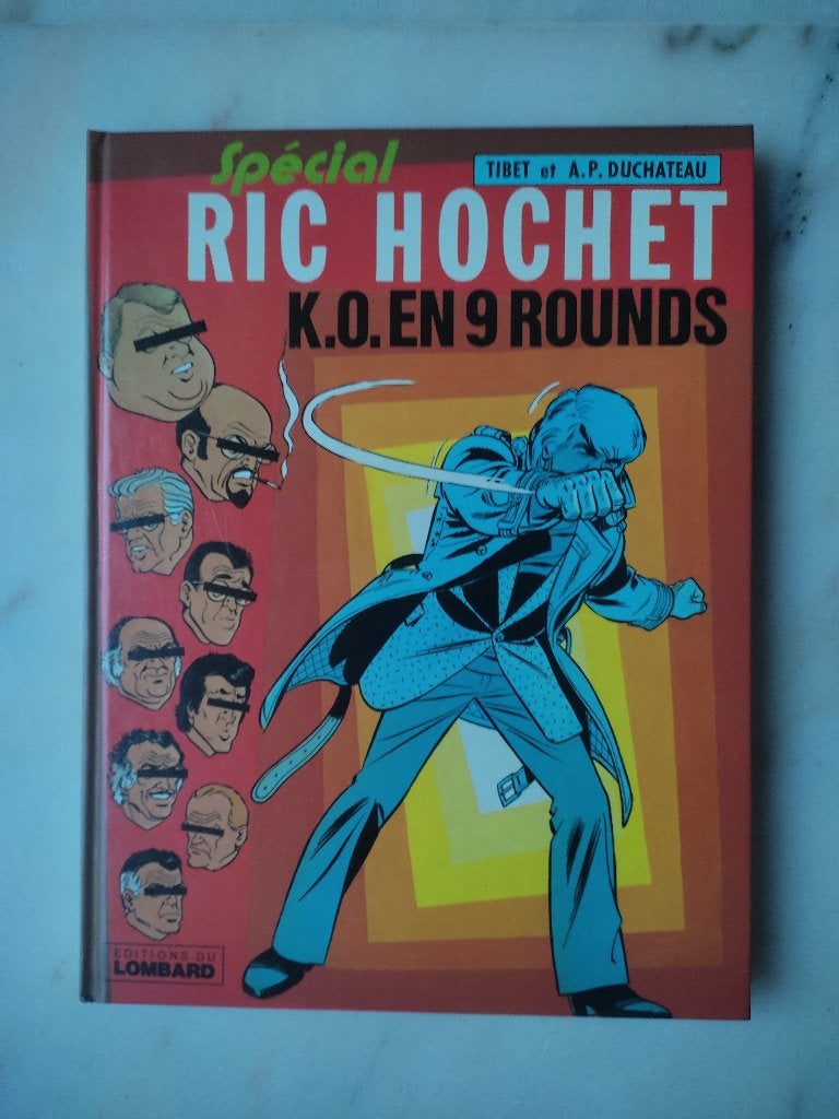 Spécial Ric Hochet : K.O. en 9 rounds (e.o)., Livres, BD, Une BD, Comme neuf, Tibet et A.P. Duchateau, Enlèvement ou Envoi