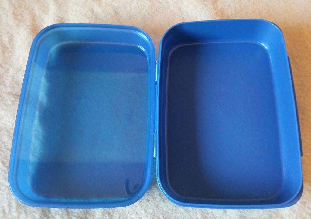 Boite à pain tupperware, Enlèvement, Comme neuf, Bleu, Boîte