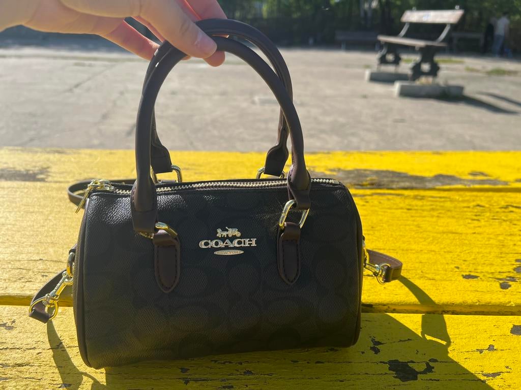Sac Brun Coach, Enlèvement ou Envoi, Comme neuf, Brun