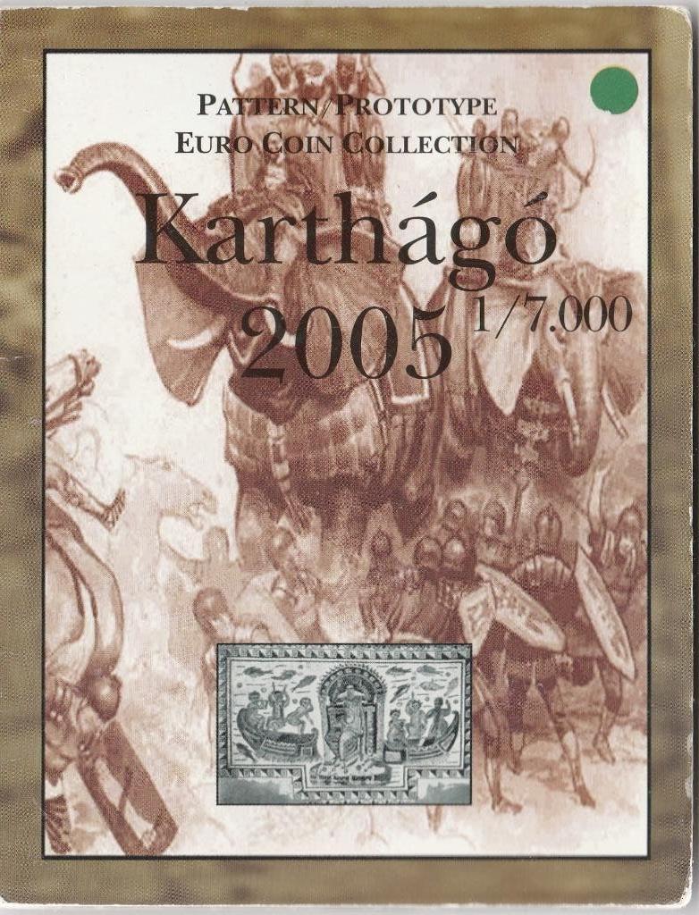 Pièces d'épreuve Karthago 2005 - Ensemble de 8 pièces, Enlèvement, Autres pays, Série