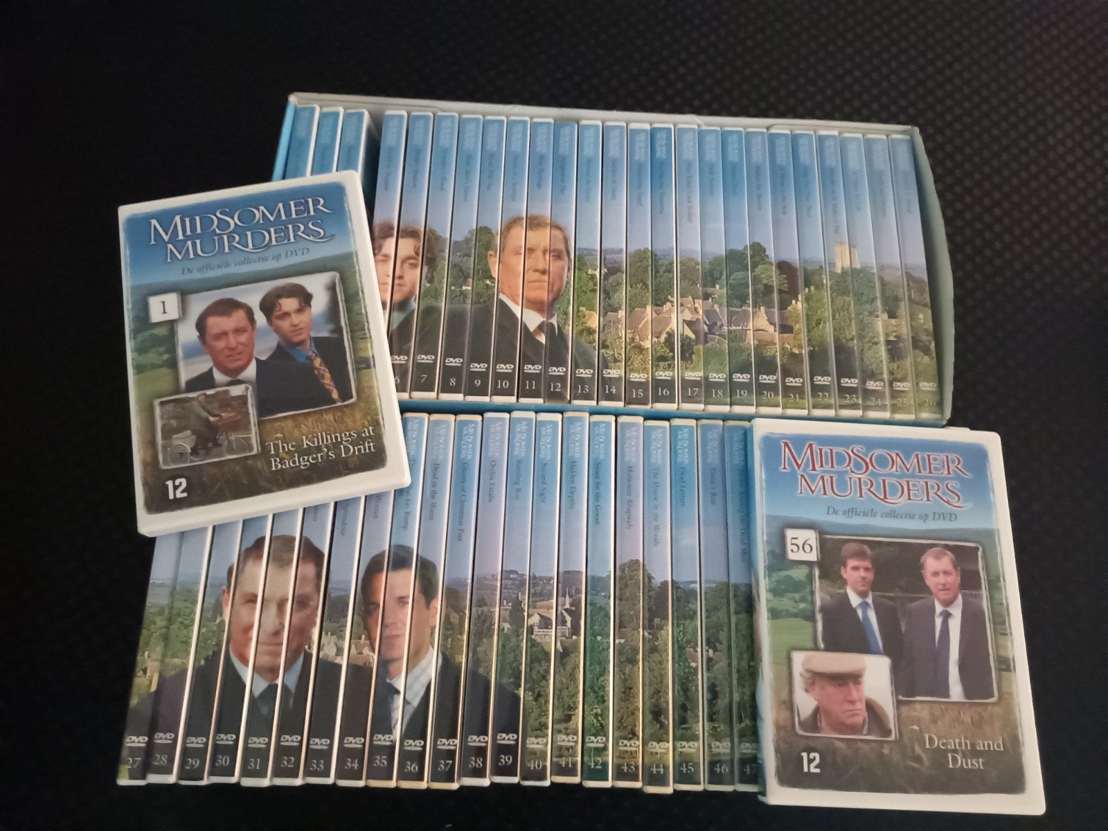 56 dvd pakket Midsomer Murders, Ophalen of Verzenden