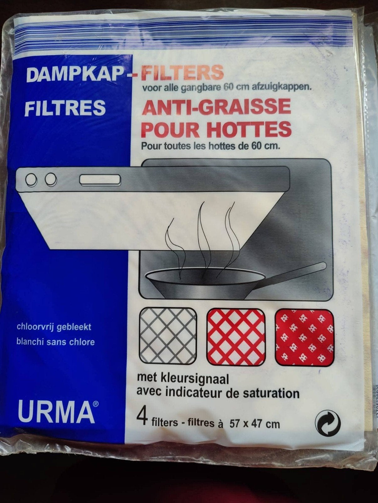 Dampkap filters voor alle gangbare 60 cm damkappen in origin, Ophalen, Nieuw