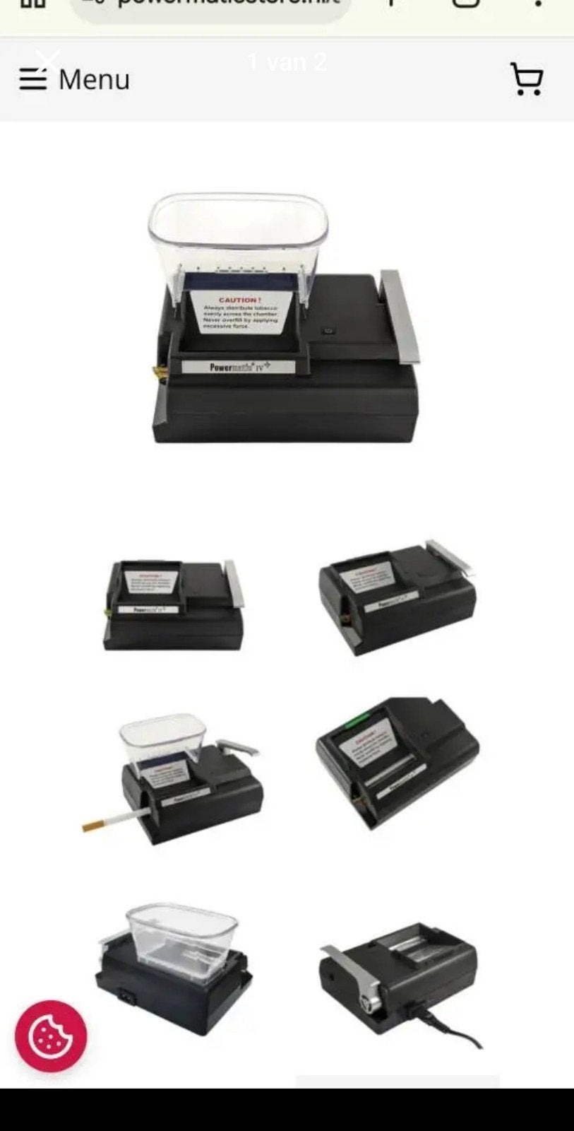 Machine à cigarettes, Enlèvement ou Envoi, Comme neuf, Autres types