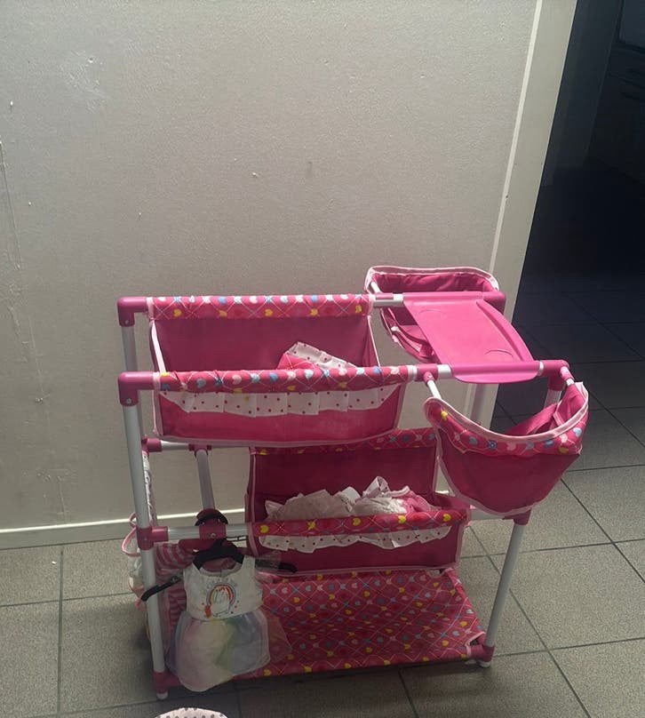 Slaap- en eetstel voor poppen, Ophalen, Gebruikt, Babypop