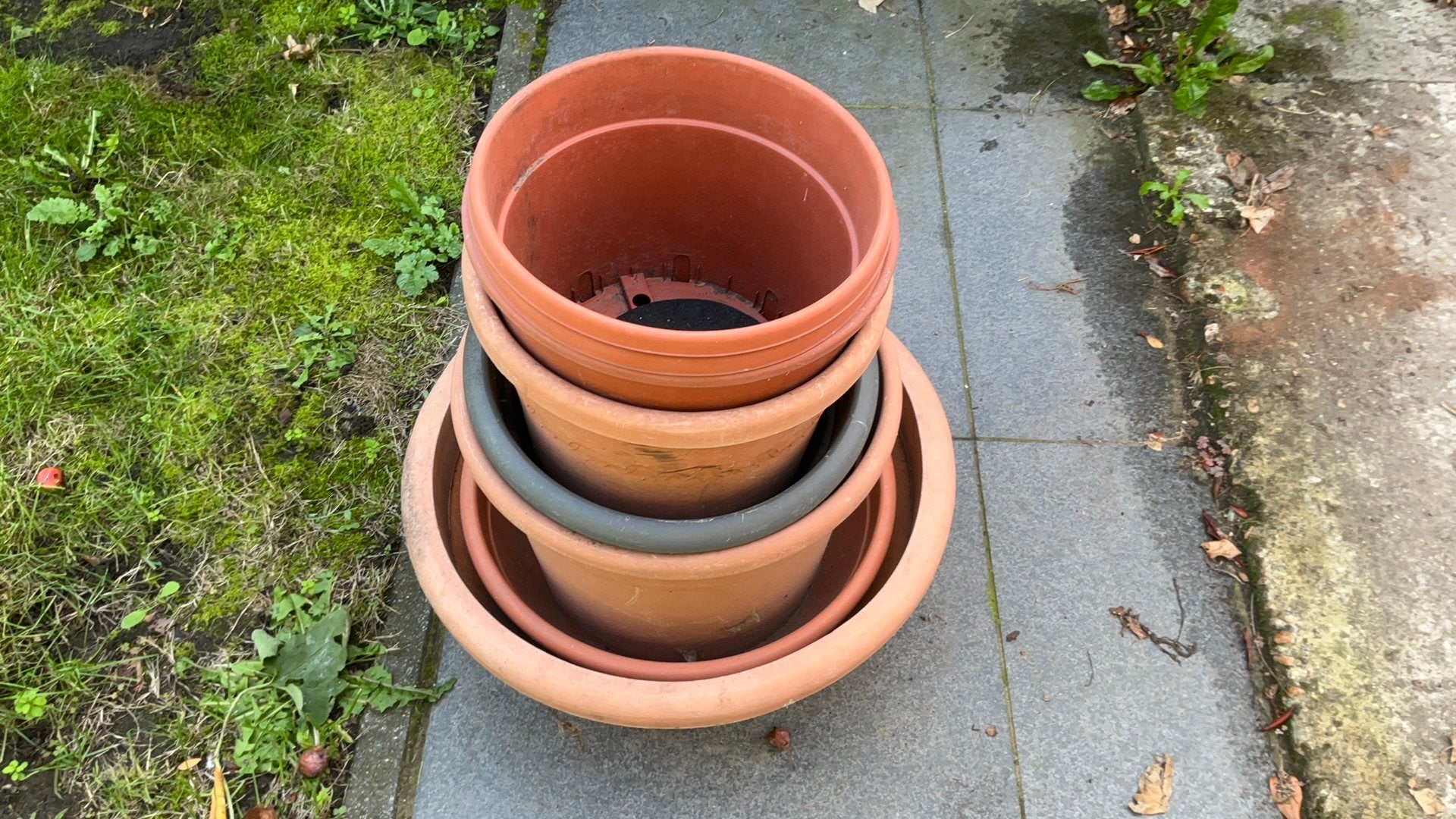 Plastiek boempotten, Doe-het-zelf en Bouw, Ophalen, Gebruikt
