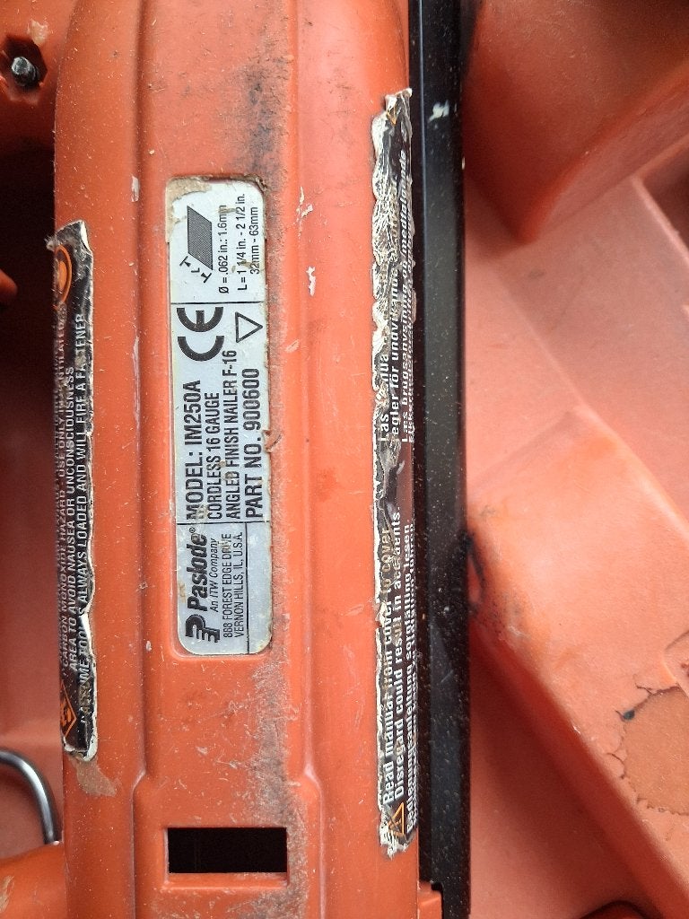 IM250A paslode-spijkermachine, Doe-het-zelf en Bouw, Ophalen, Nieuw, Tacker/nietmachine, Hilti