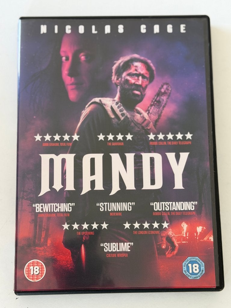 Mandy (Nicolas Cage) DVD, Vanaf 18 jaar, Gebruikt, Actiethriller, Ophalen of Verzenden