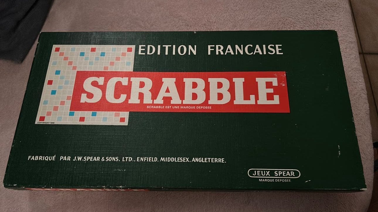 Scrabble Edition francaise jeux spear marque deposé, Enlèvement ou Envoi, Comme neuf