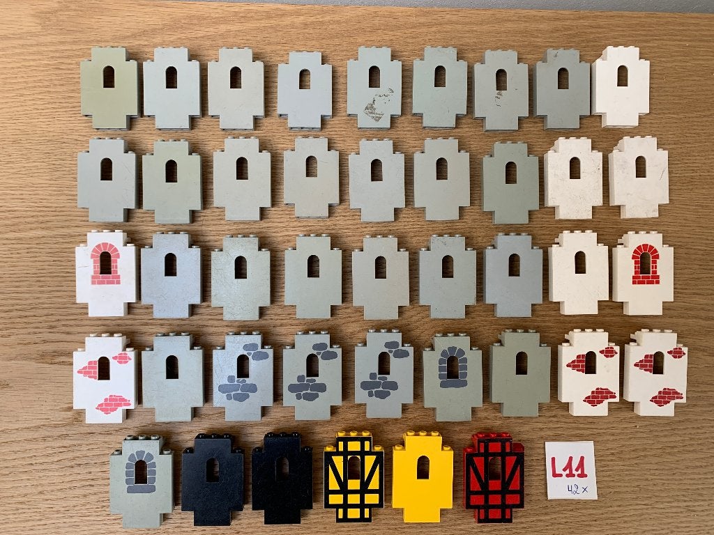 LEGO: L11: LOT 42 KASTEELMUREN, Ophalen of Verzenden, Gebruikt, Lego, Castle