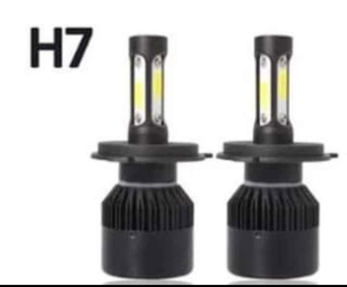 Led h7 ou h4, ventilé 6000k pur blanc, Enlèvement, Neuf
