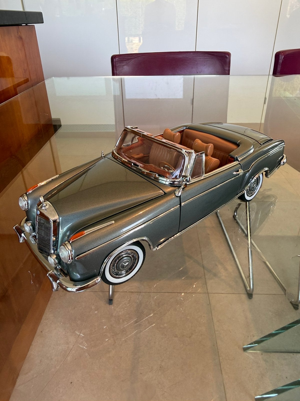 1958 MERCEDES-BENZ 220SE  1:18 SUN STAR sans boite, Enlèvement ou Envoi, Comme neuf, Sun Star