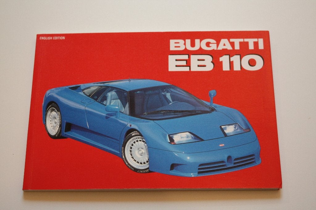 Bugatti EB110 English Edition, Enlèvement ou Envoi, Neuf, Catalogue