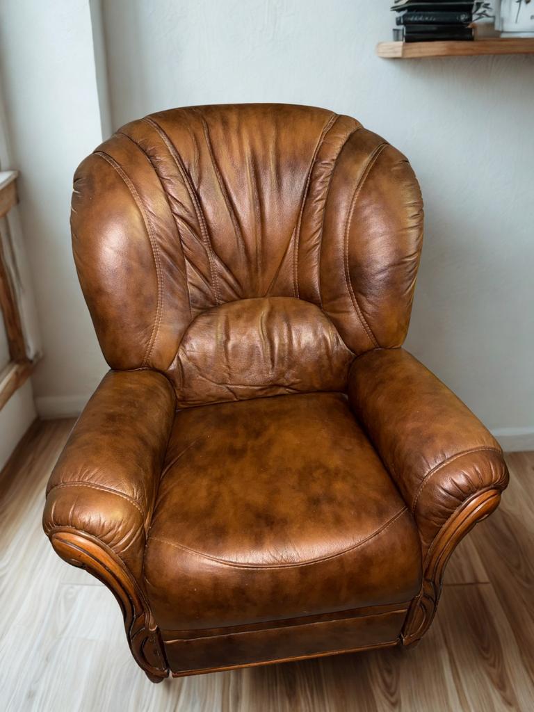 Fauteuil relax électrique, Enlèvement, Comme neuf, Cuir