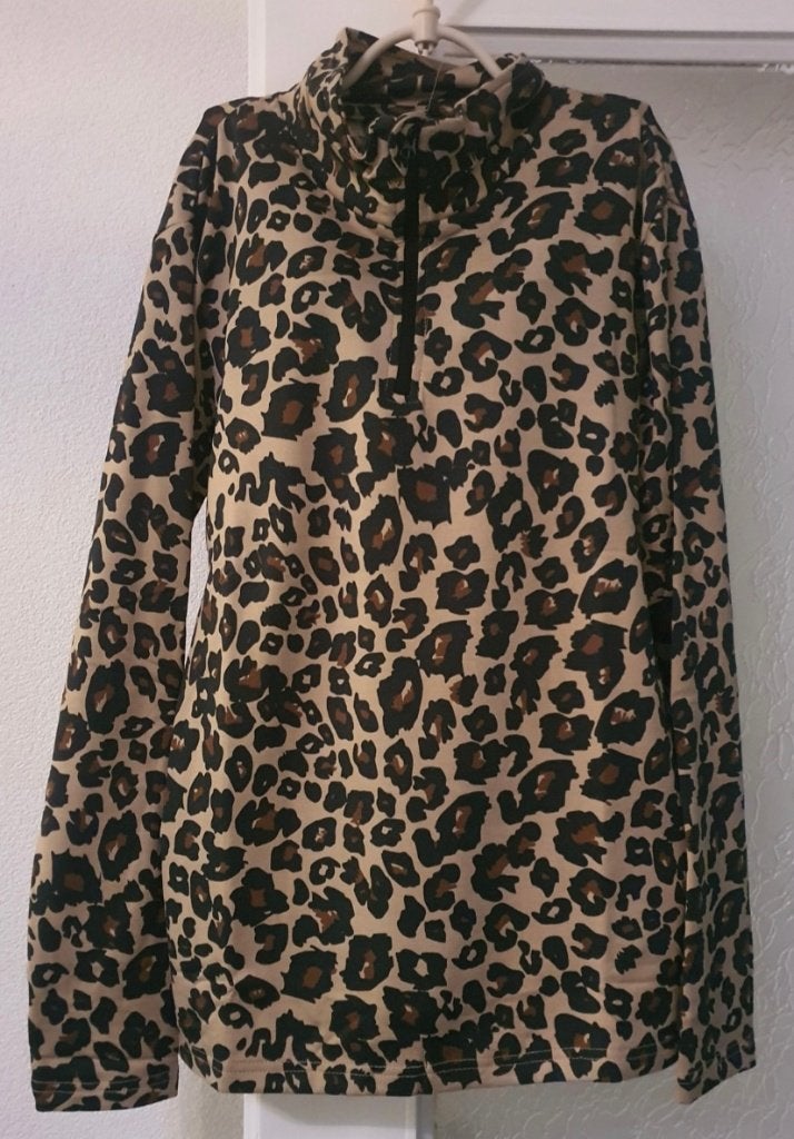 Ski Pully / Jaguar Panterprint – Maat: M, Ophalen of Verzenden, Nieuw, Ski, Kleding