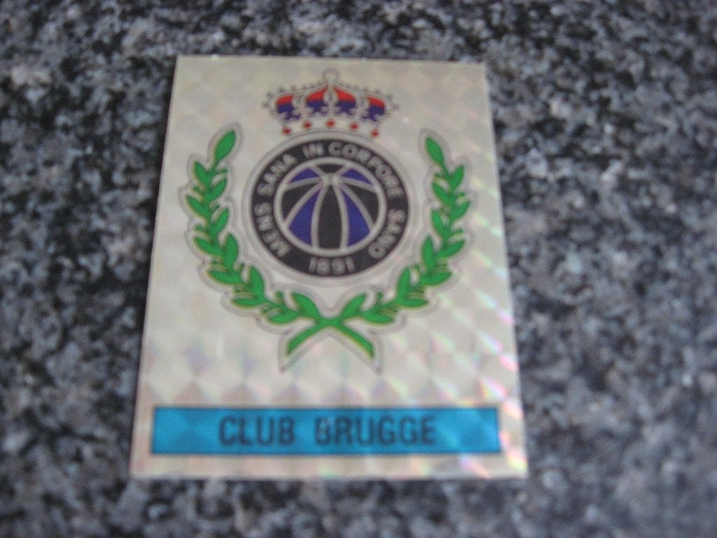 Club Brugge Panini Sticker Football 87 Embleem Logo, Hobby en Vrije tijd, Ophalen of Verzenden, Nieuw, Sticker