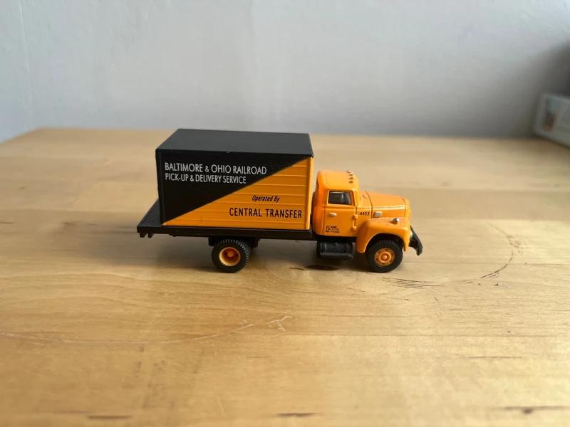Bestelwagen Metal works HO1/87 R-190 B&O railroad, Verzenden, Zo goed als nieuw, Bus of Vrachtwagen, Brekina