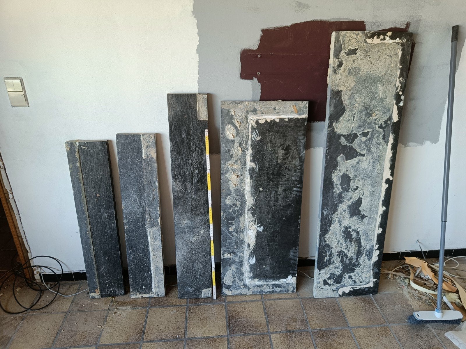 Tablettes Slate, Enlèvement, Utilisé