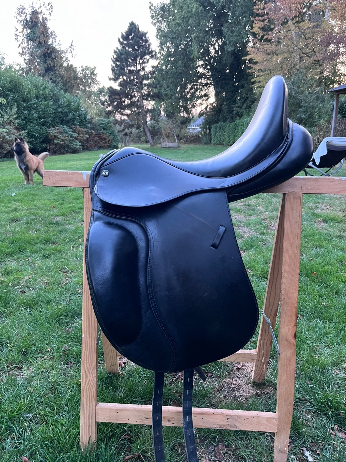 Prestige The Heritage dressuurzadel 18 inch MN, Dieren en Toebehoren, Ophalen, Zo goed als nieuw, Dressuur