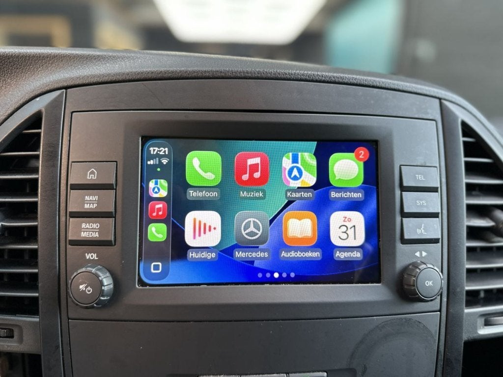 Mercedes Vito 2021 90000km BTW wagen Camera  Apple Carplay, 75 kW, Achat, Entreprise, 3 places