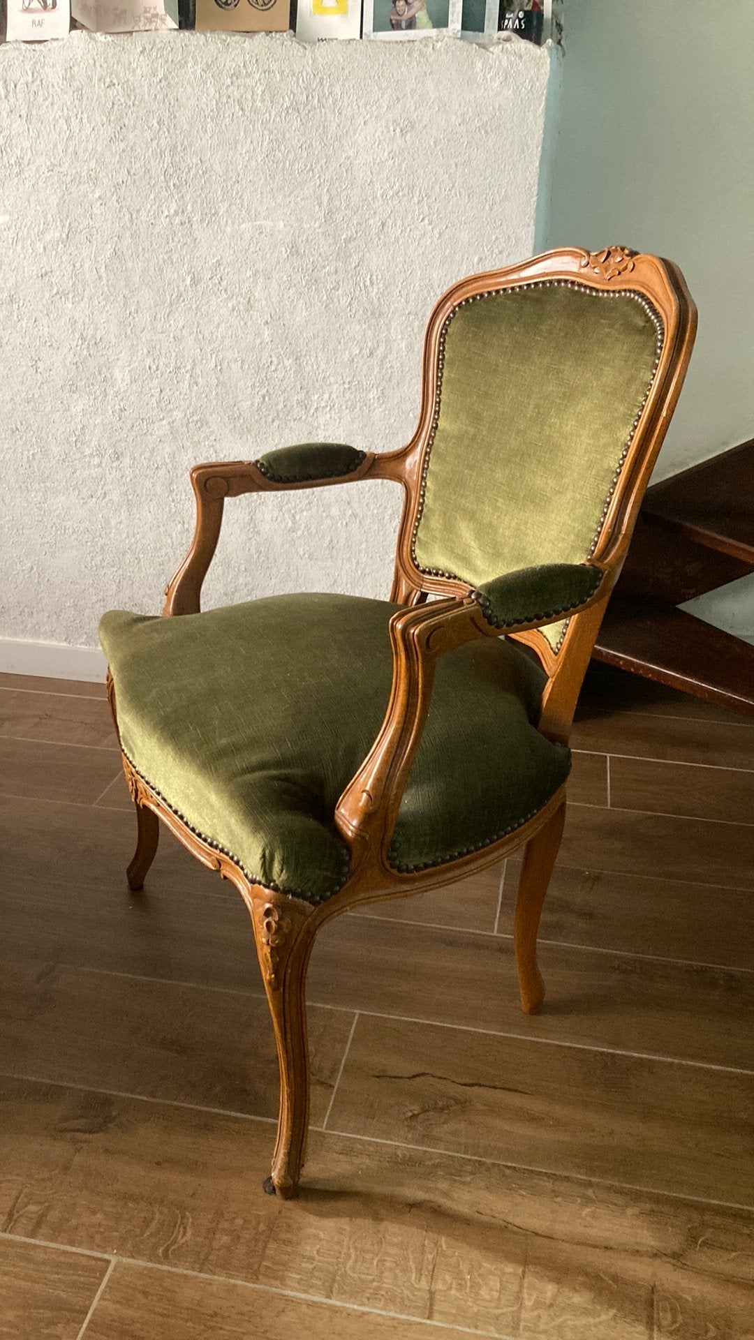 Antieke zetel stijl Louis XV (3 stuks), Enlèvement