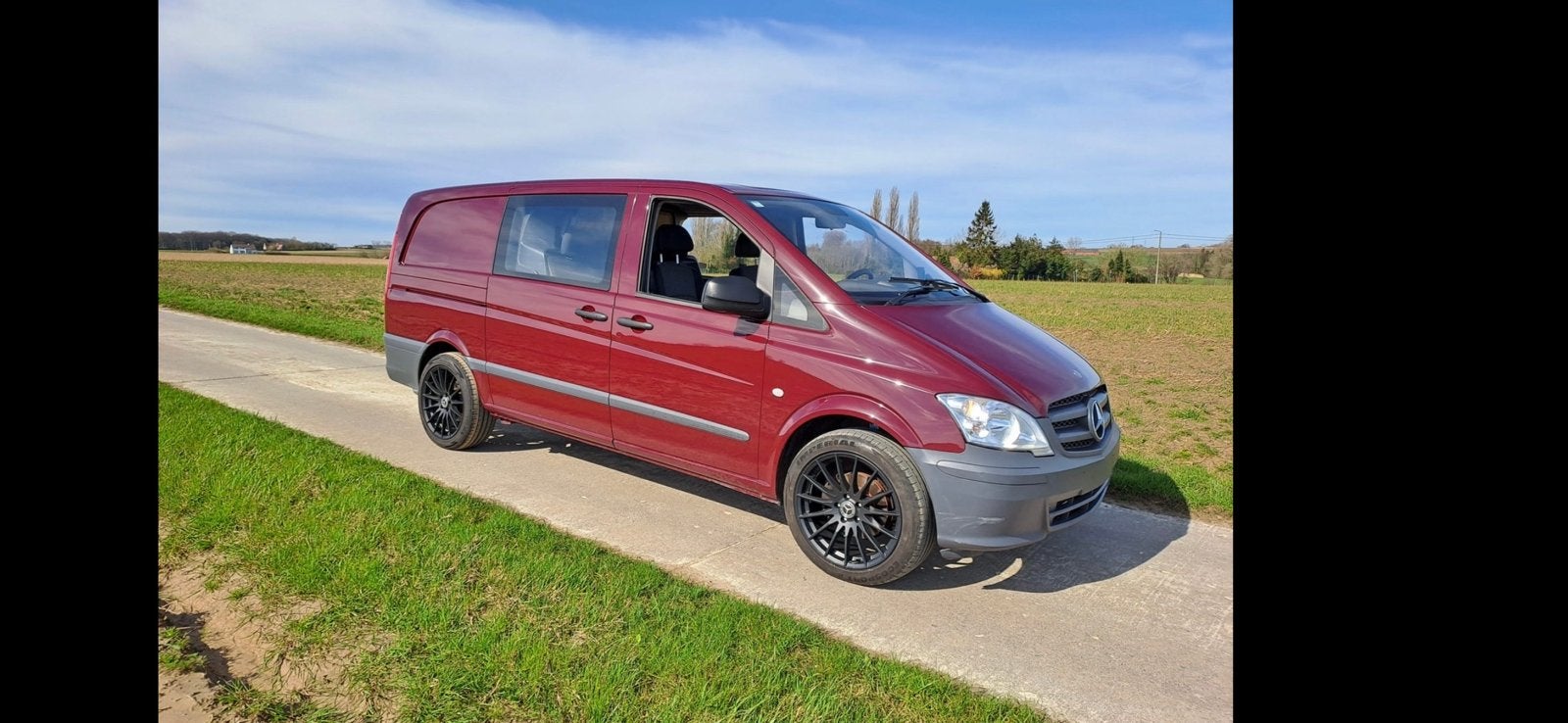 Mercedes AMG velgen 19inch Mercedes Vito topstaat, Banden en Velgen, Zomerbanden, Ophalen, 19 inch