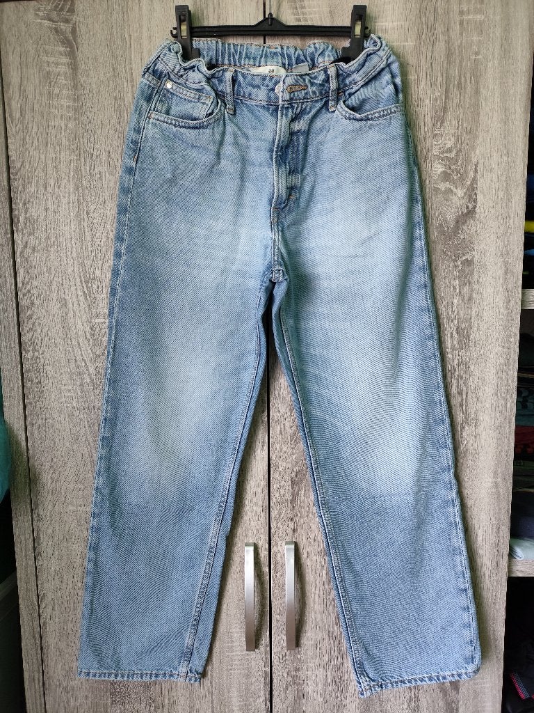 Loose fit jeans mt 164, Ophalen of Verzenden, Gebruikt, Jongen