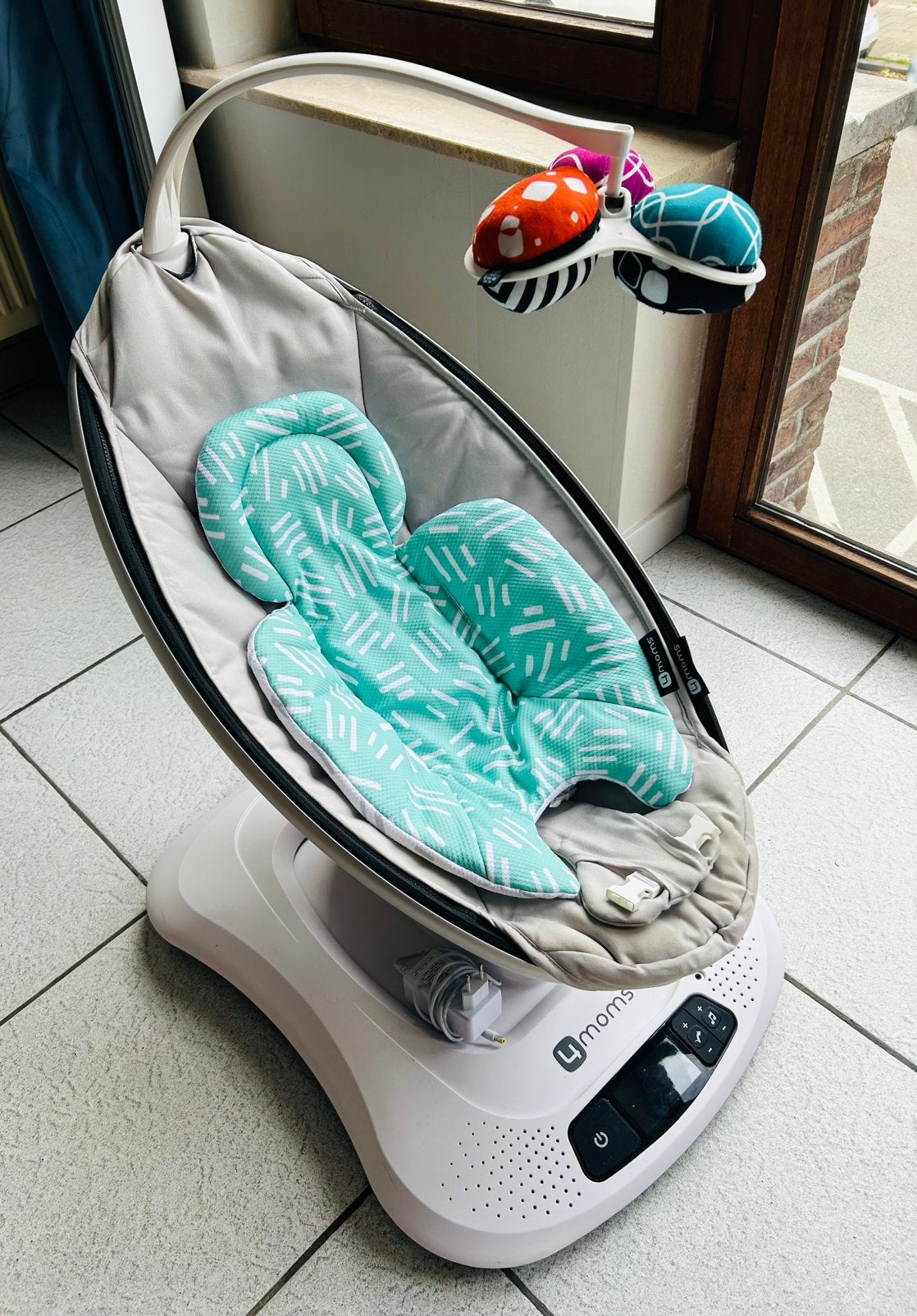 4moms mamaRoo - Balancelle électrique bébé et 2 réducteurs, Enfants & Bébés, Enlèvement, Utilisé, Chaise rebondissante, Autres marques
