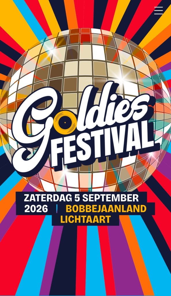 Tickets Bobbejaanland goldies festival, Drie personen of meer, Ticket of Toegangskaart