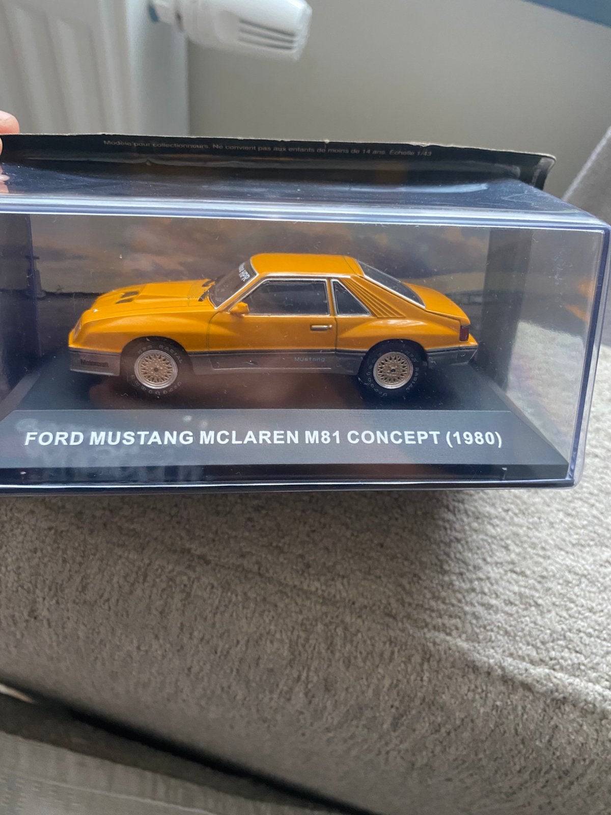 Mistang Mclaren Concept 1980, Envoi, Comme neuf