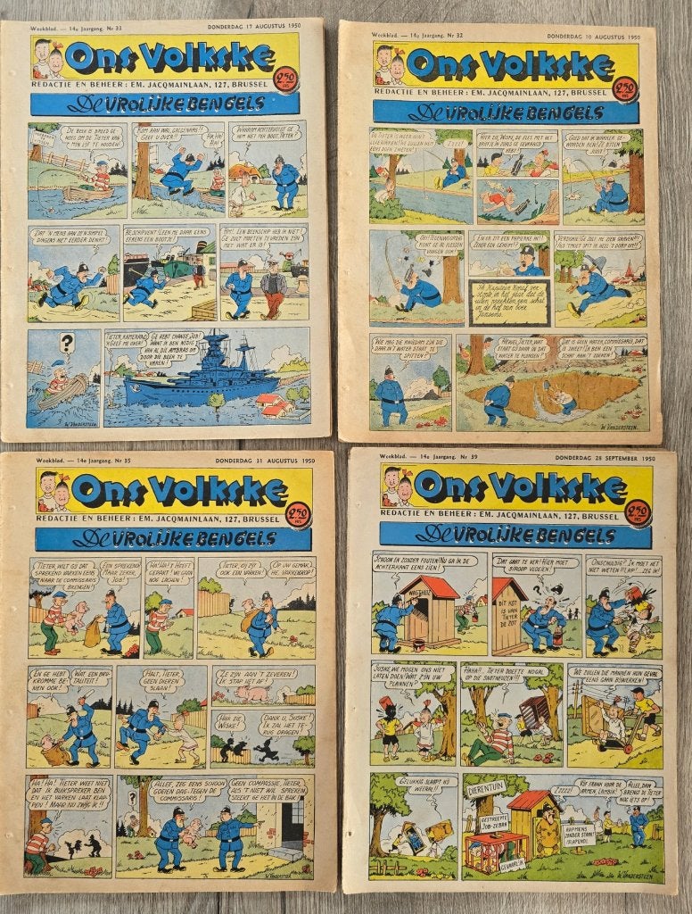 Ons Volkske - 36 losse nummers - 1959 Goede staat, Boeken, Ophalen of Verzenden