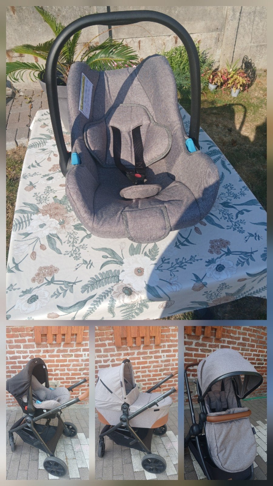 X-Line 3-in-1 kinderwagen set – compleet met veel accessoire, Enlèvement, Utilisé, Autres marques, Couverture pieds